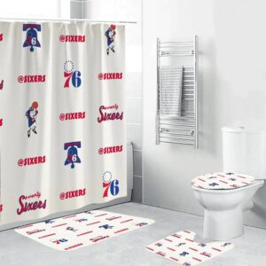 Philadelphia 76ers Logo3 Bathroom Set BRS2855