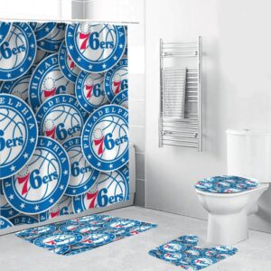 Philadelphia 76ers Logo8 Bathroom Set BRS2719