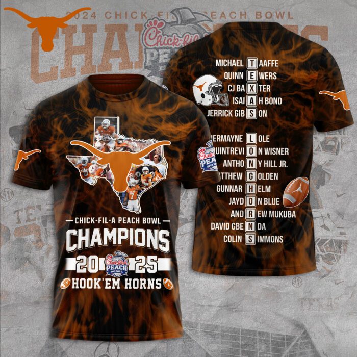 Texas Longhorns Football Performance Unisex T-Shirt GCL1044