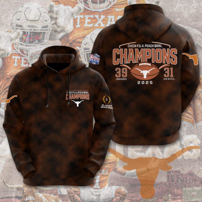 Texas Longhorns Football Performance Unisex Hoodie GCL1100