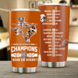 Texas Longhorns Football Tumbler Cup GCL1022