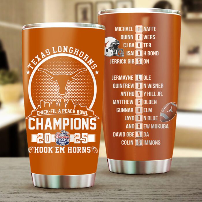 Texas Longhorns Football Tumbler Cup GCL1023