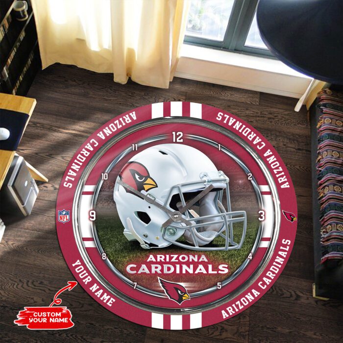 Arizona Cardinals Personalized Premium Round Rug Floor Decor SRR1196