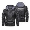 Bentley Black Brown Leather Jacket LIZ032