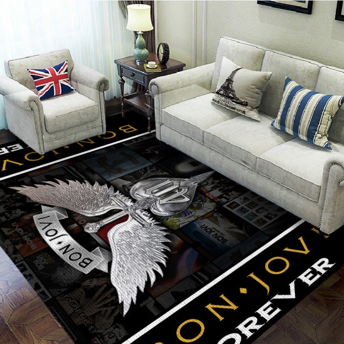 Bon Jovi Rectangular Rug Floor Decor GRR1084