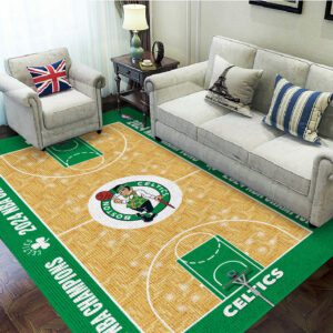 Boston Celtics Rectangular Rug Floor Decor GRR1078