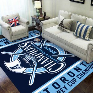 CFL Toronto Argonauts Rectangular Rug Floor Decor GRR1045