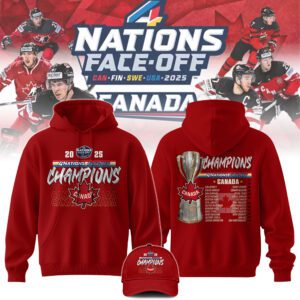 Canada  Hockey Champions 4 Nations Face-Off Limited Edition Hoodie 2025