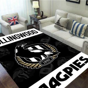 Collingwood FC Rectangular Rug Floor Decor GRR1148