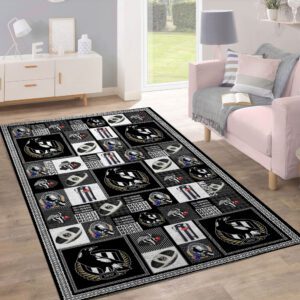 Collingwood FC Rectangular Rug Floor Decor GRR1149