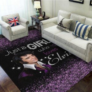 Elvis Presley Rectangular Rug Floor Decor GRR1039