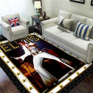 Elvis Presley Rectangular Rug Floor Decor GRR1046