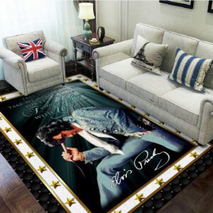 Elvis Presley Rectangular Rug Floor Decor GRR1073