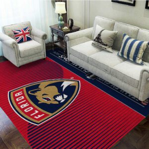 Florida Panthers Rectangular Rug Floor Decor GRR1081