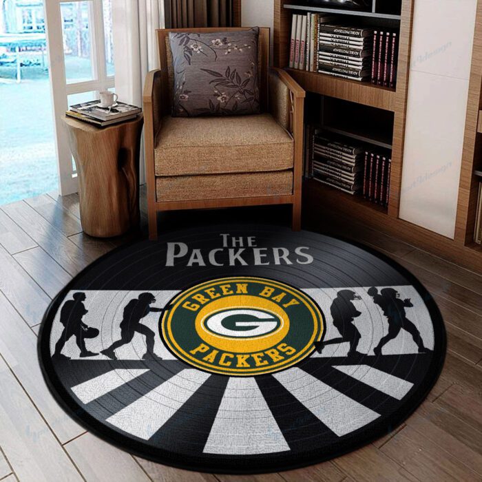 Green Bay Packers Premium Round Rug Floor Decor SRR1124