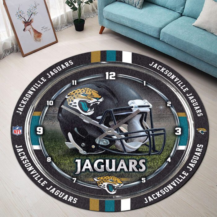 Jacksonville Jaguars Personalized Premium Round Rug Floor Decor SRR1192