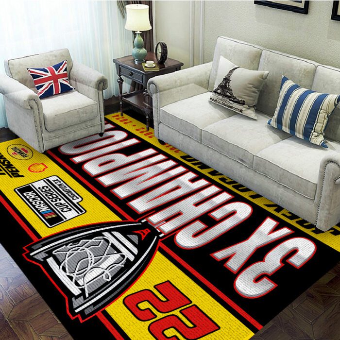 Joey Logano Rectangular Rug Floor Decor GRR1050