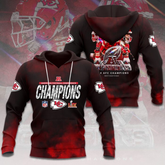 Kansas City Chiefs 3D Unisex Hoodie LIX1036