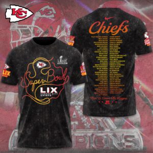 Kansas City Chiefs 3D Unisex Performance T-Shirt LIX1006