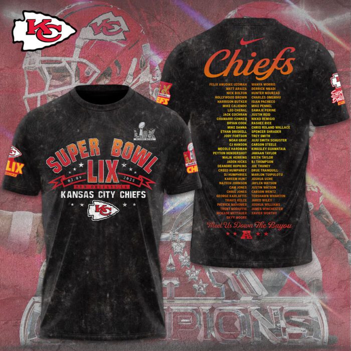 Kansas City Chiefs 3D Unisex Performance T-Shirt LIX1010