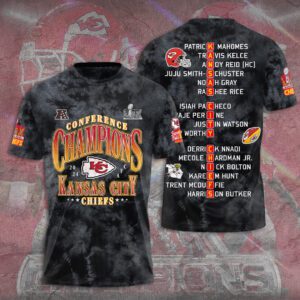 Kansas City Chiefs 3D Unisex Performance T-Shirt LIX1013