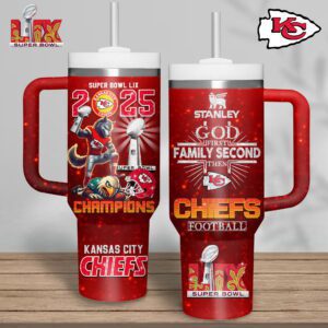 Kansas City Chiefs Super Bowl Champs LIX 2025 40Oz Tumbler