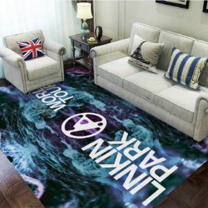 Linkin Park Rectangular Rug Floor Decor GRR1070