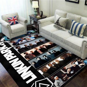 Linkin Park Rectangular Rug Floor Decor GRR1072