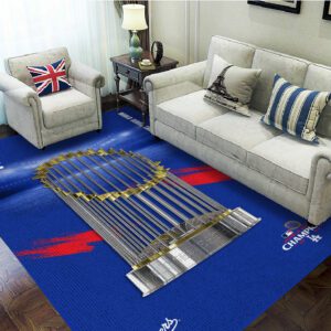 Los Angeles Dodgers Rectangular Rug Floor Decor GRR1051