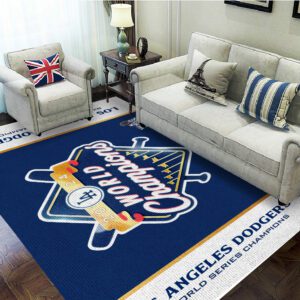 Los Angeles Dodgers Rectangular Rug Floor Decor GRR1055