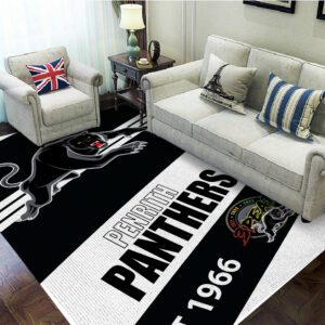 Penrith Panthers Rectangular Rug Floor Decor GRR1135