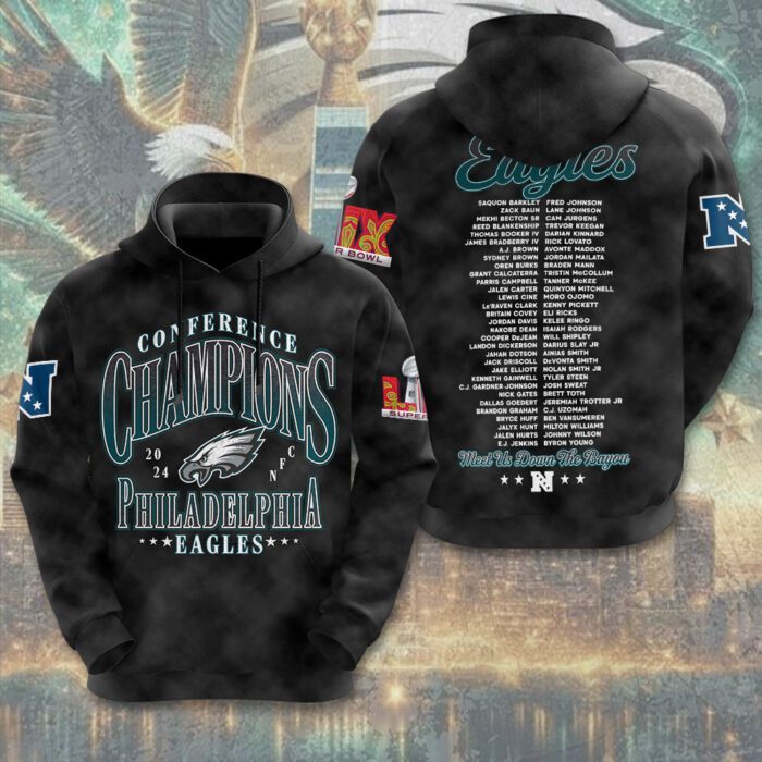 Philadelphia Eagles 3D Unisex Hoodie LIX1039