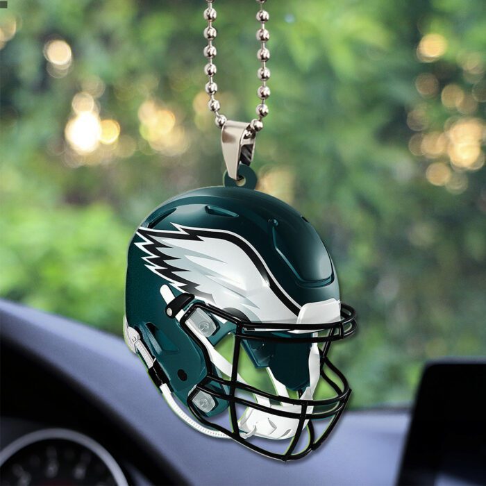 Philadelphia Eagles Honor Champion Super Bowl LIX 2025 Custom Shape 2-sided Acrylic Car Ornament ESB1001