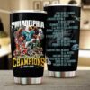 Philadelphia Eagles Honor Champion Super Bowl LIX 2025 Tumbler Cup ESB1013