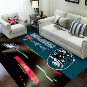 Philadelphia Eagles Rectangular Rug Floor Decor GRR1005