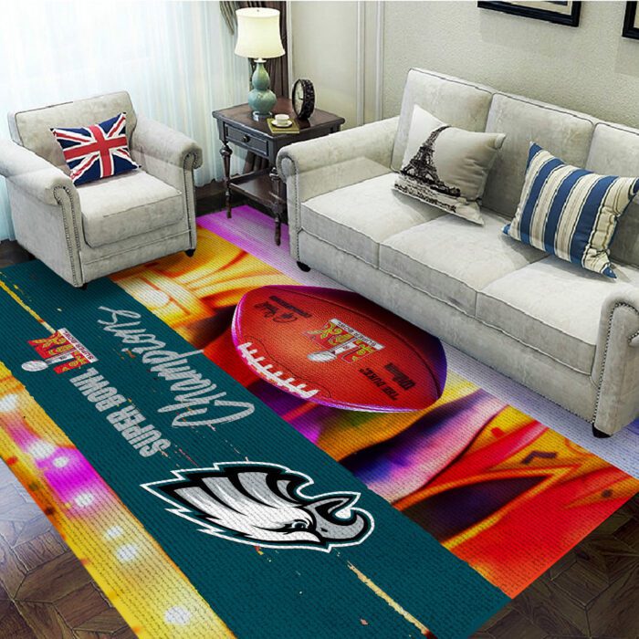 Philadelphia Eagles Rectangular Rug Floor Decor GRR1007