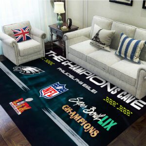 Philadelphia Eagles Rectangular Rug Floor Decor GRR1011