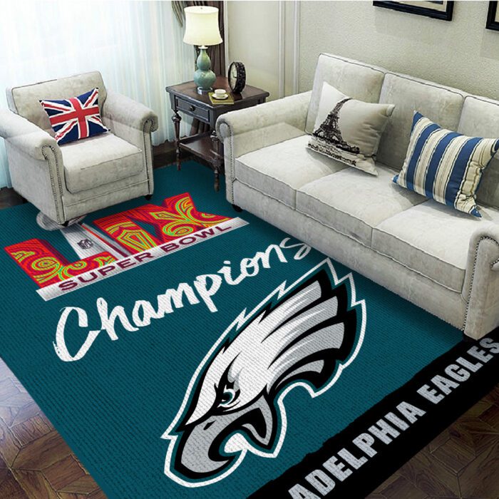 Philadelphia Eagles Rectangular Rug Floor Decor GRR1013