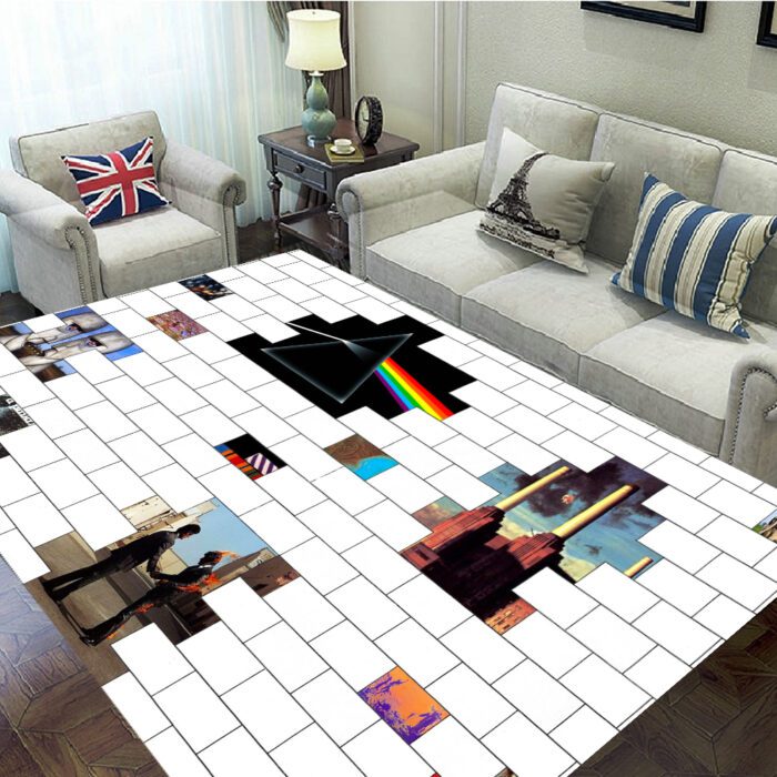 Pink Floyd Rectangular Rug Floor Decor GRR1117