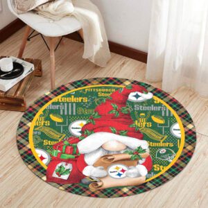 Pittsburgh Steelers Premium Round Rug Floor Decor SRR1155