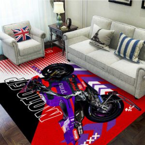 Prima Pramac Racing x Jorge Martin Rectangular Rug Floor Decor GRR1044