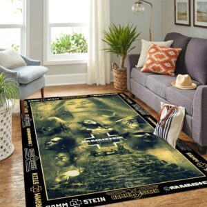 Rammstein Rectangular Rug Floor Decor GRR1102