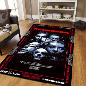 Rammstein Rectangular Rug Floor Decor GRR1106