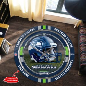 Seattle Seahawks Personalized Premium Round Rug Floor Decor SRR1205