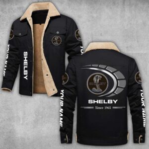 Shelby Lapel Collar Fleece Cargo Jacket Winter Jacket LCJ1079