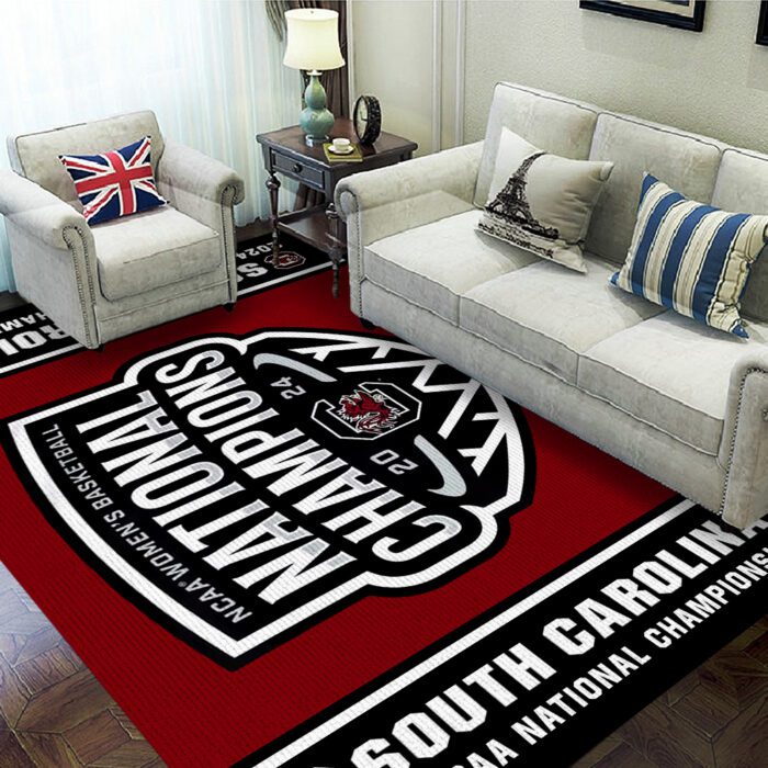 South Carolina Gamecocks Women's Basketball Rectangular Rug Floor Decor GRR1092