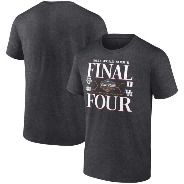 2025 NCAA Men's Basketball Tournament March Madness Final Four Jump Shot T-Shirt - Charcoal