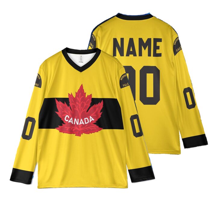 Canada Hockey Jersey 2025 4 Nation Tournament Championship Retro Throwback