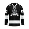 ECHL Greenville Swamp Rabbits Personalized Kings Lace Hockey Jersey