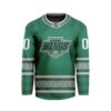 NHL Los Angeles Kings Special Design For St.Patrick's Day Hockey Jersey Collar Logo FHC1003